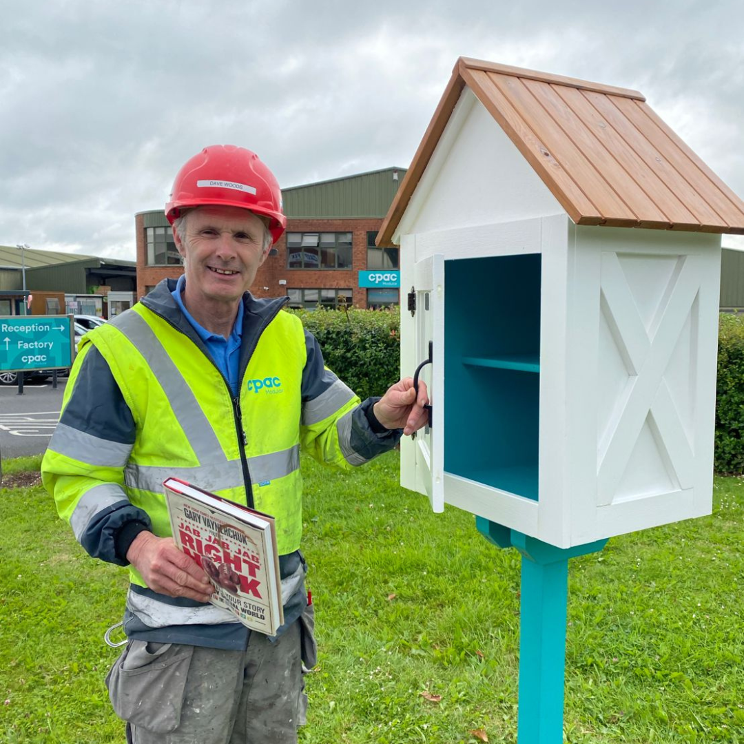 A Great Job by Dave Woods on this Beautiful #LittleFreeLibrary